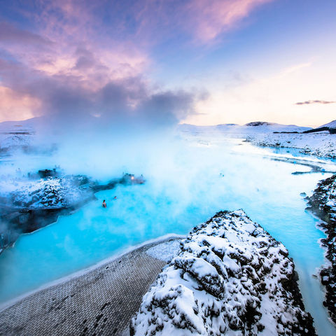 iceland south west blue lagoon winter adstk