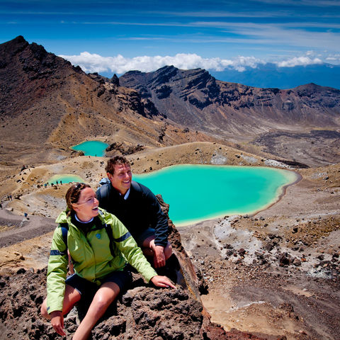 new zealand tongariro national park hikers tnz