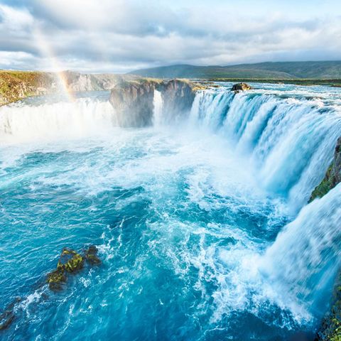 north iceland godafoss waterfall istk