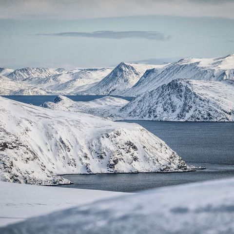 norway finnmark landscape across fjords and mountains istk
