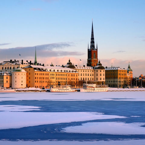 sweden stockholm gamla stan winter view istk
