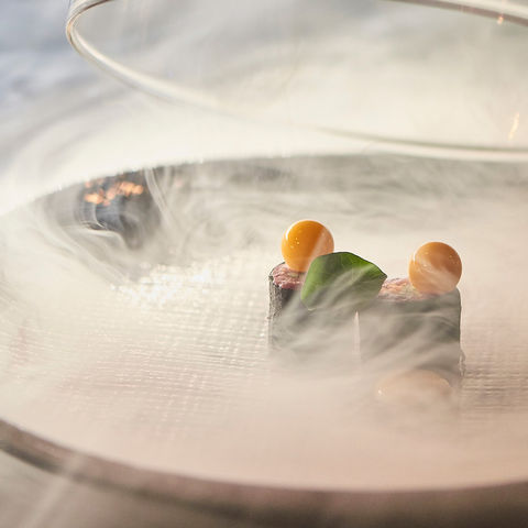 swedish lapland icehotel sushi chefs table veranda restaurant
