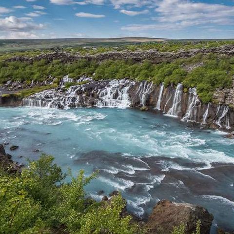 west iceland hraunfossar rth