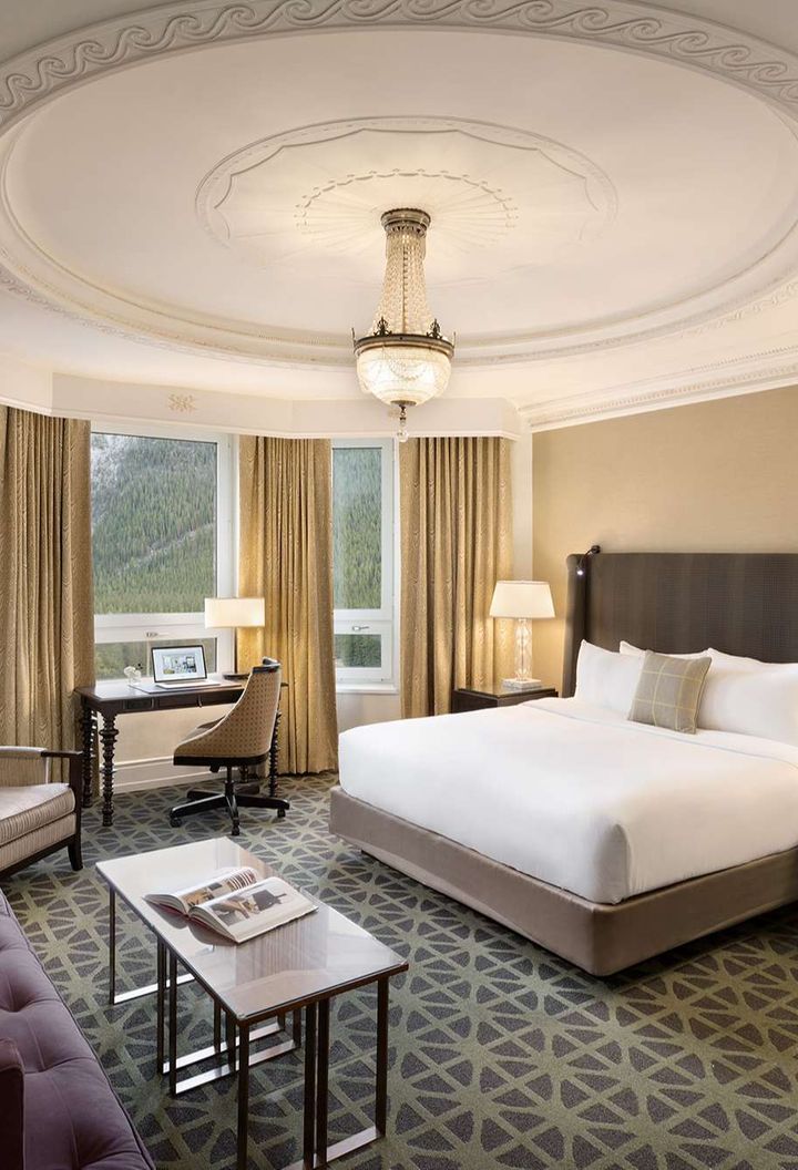 alberta fairmont banff springs signature mountain view room
