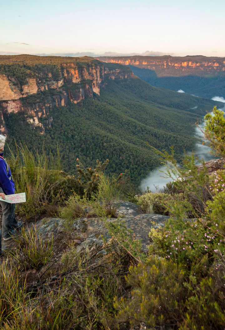 australia new south wales walking blue mountains istk