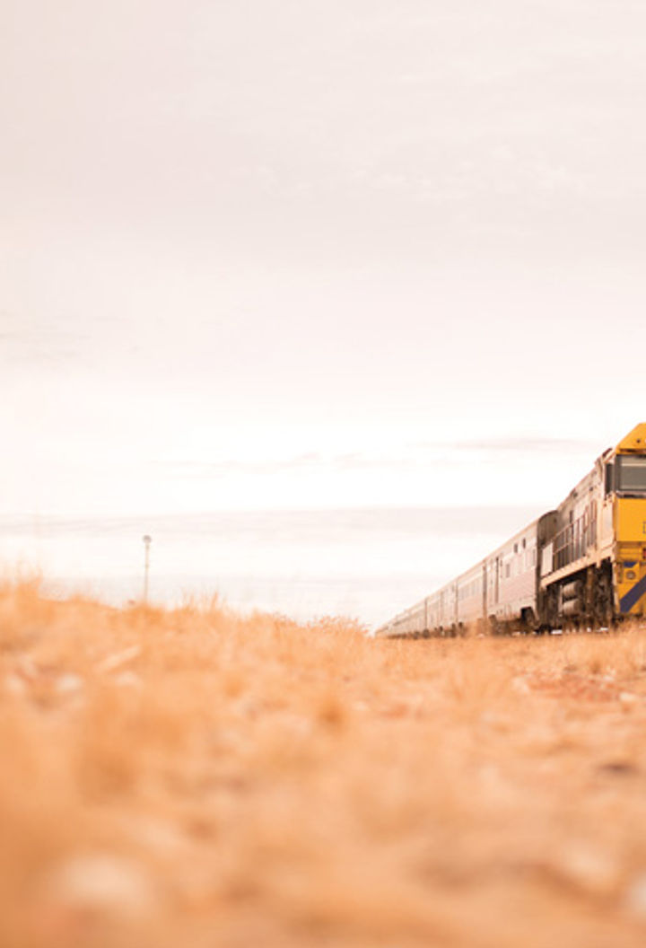 australia train indian pacific crossing the nullabor