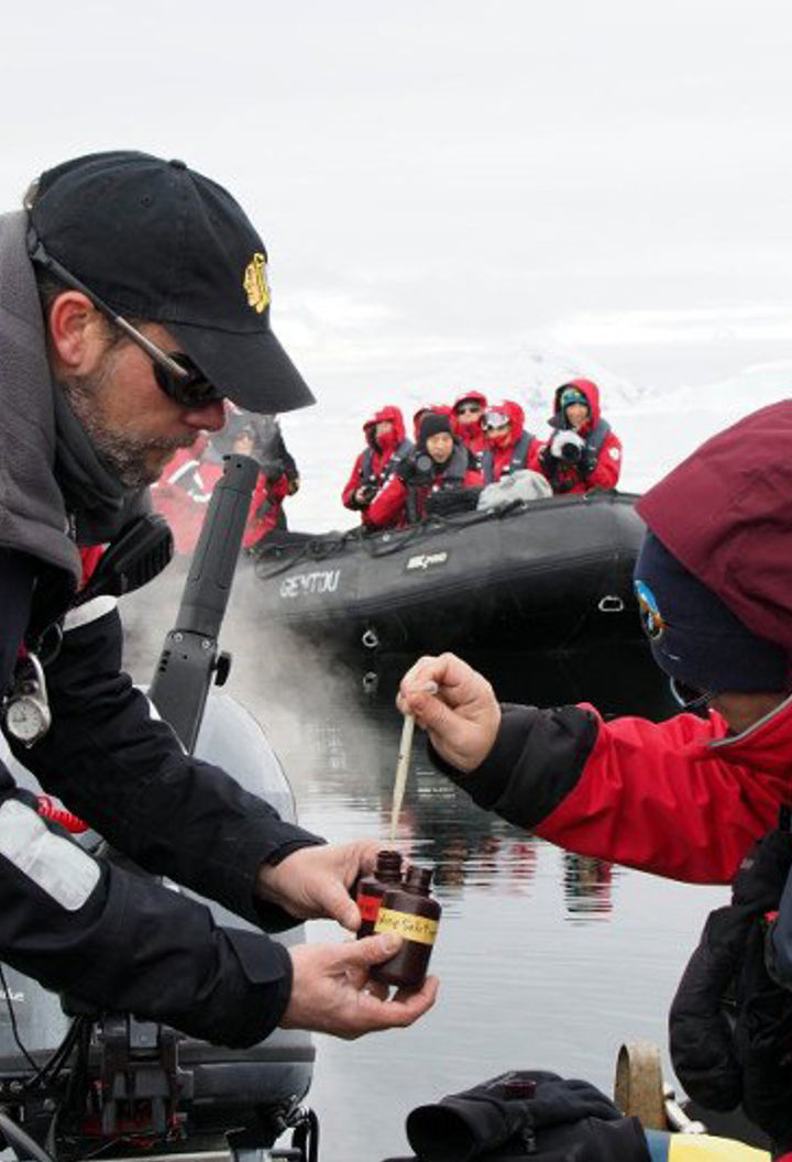 citizen science taking phytoplankton samples antarctica pl