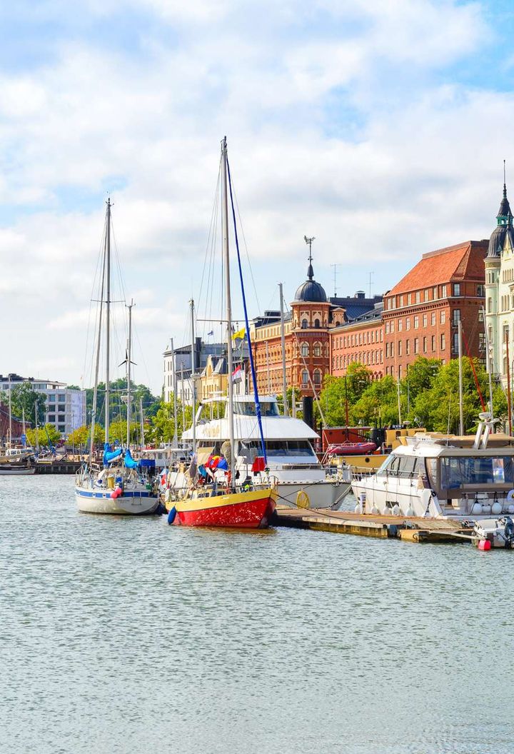 finland helsinki waterfront summer view istk