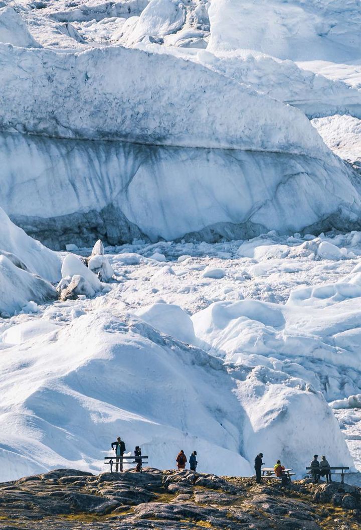 greenland ilulissat icefjord eqip sermia glacier viewpoint istk