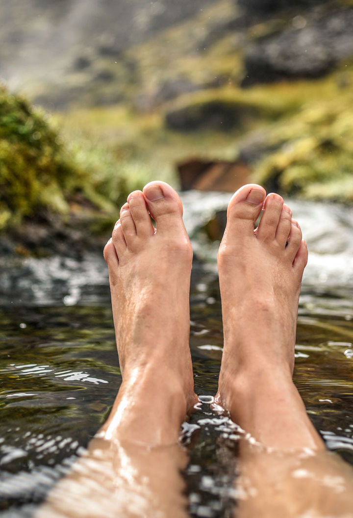 iceland feet in hot spring adstk