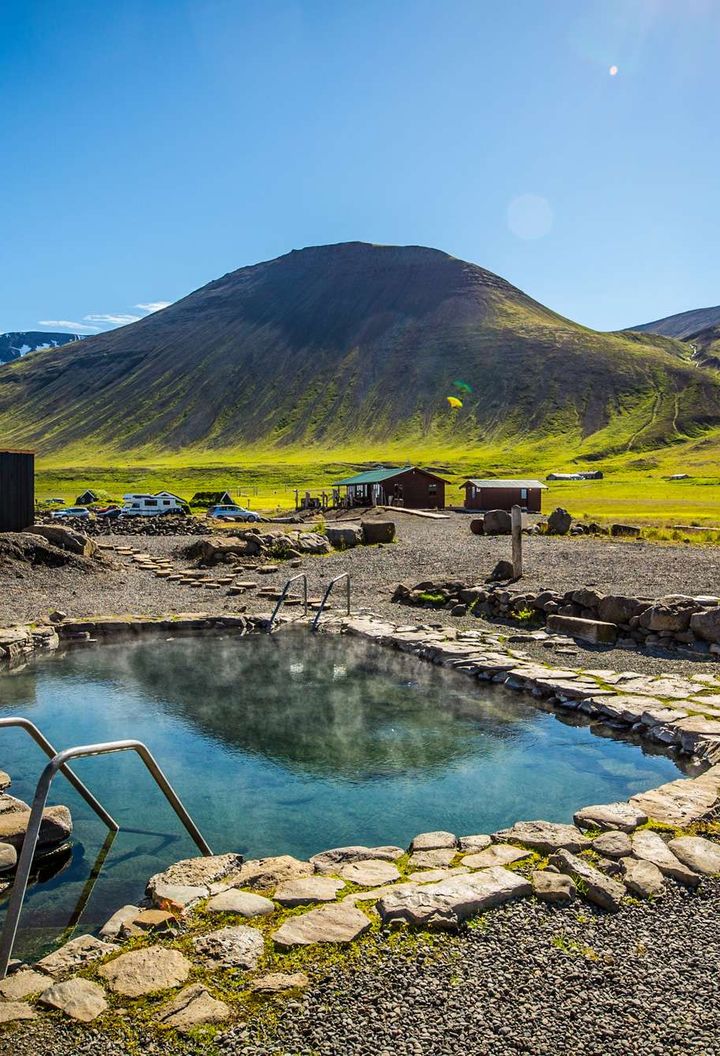 iceland north grettislaug hot pool