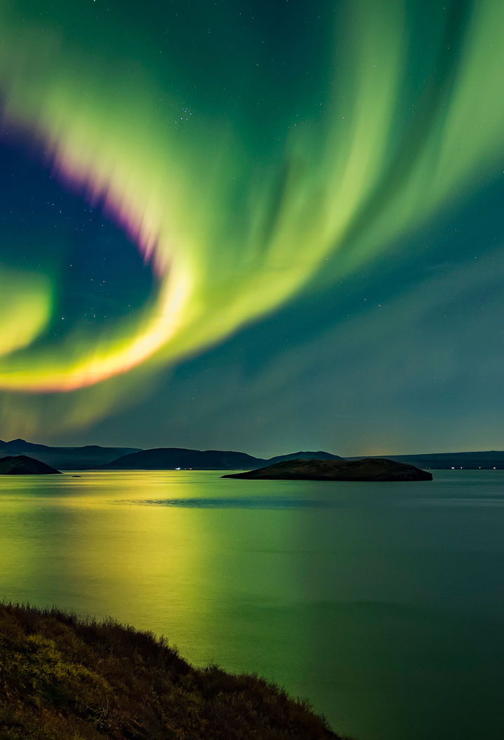 iceland south west thingvellir aurora rth