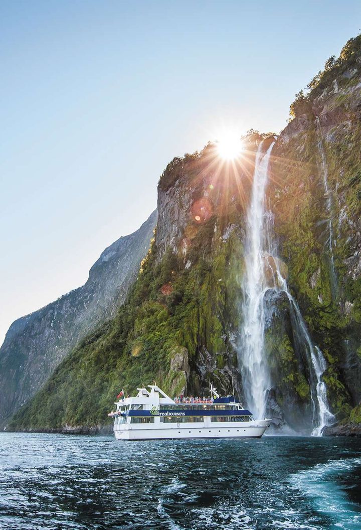 new zealand cruising on milford sound gpt