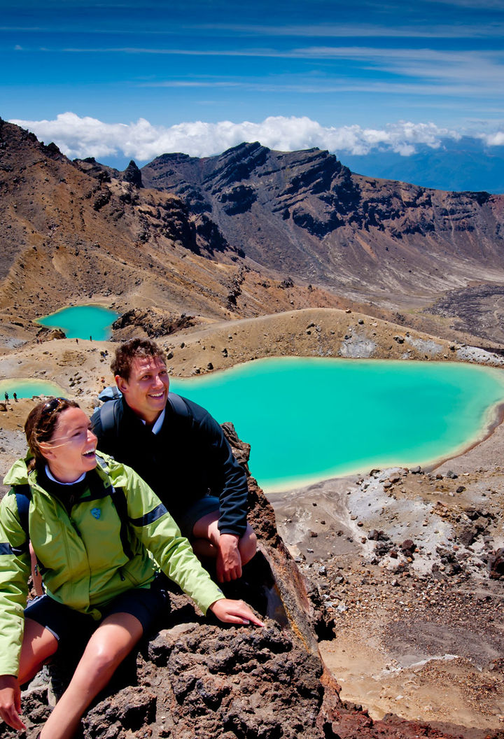 new zealand tongariro national park hikers tnz