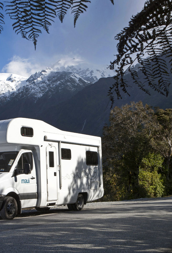 new zealand west coast fox glacier maui motorhome