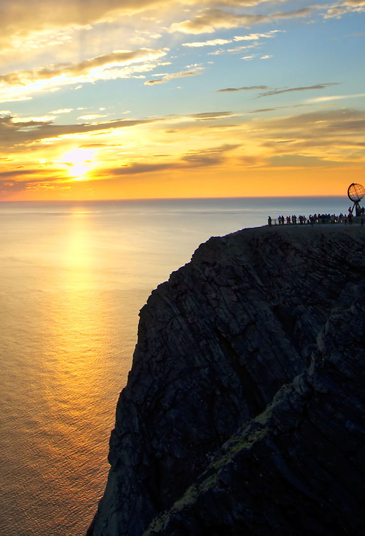 northern norway midnight sun north cape vnor