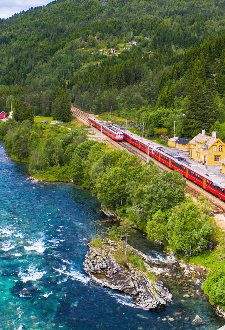 norway bergen to oslo railway summer istk