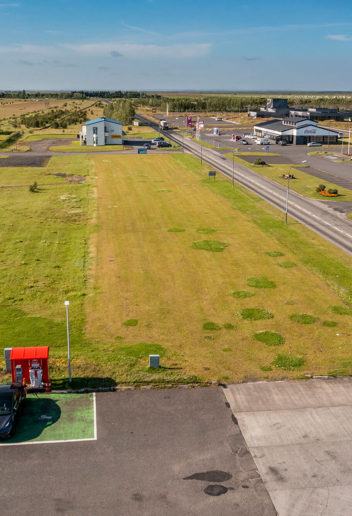 south iceland electric car chargning in hvolsvollur rth