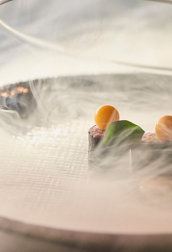 swedish lapland icehotel sushi chefs table veranda restaurant