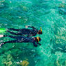 australia queensland snorkelling over reef as