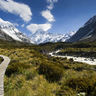 new zealand mt cook hooker valley boardwalk istk