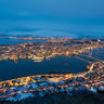 northern norway tromso evening lights adstk