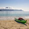 norway lofoten kayak on haukland beach istk