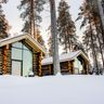 swedish lapland arctic retreat cabin windows